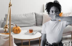 I'm A Liberal Parent — But Even I Don't Let My Kids Say These Words Young female cover her mouth