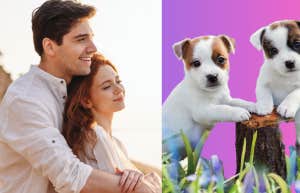 Couple, dating, puppies, dating advice