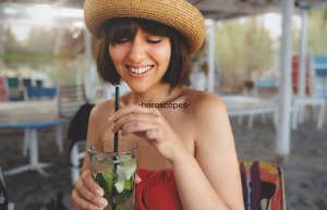 smiling woman
