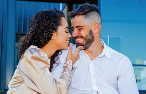 smiling couple