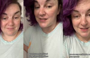 Screenshots from @rebelmarie TikTok