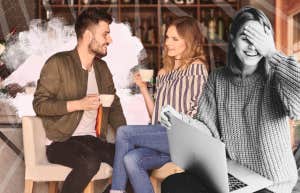 11 Dating Mistakes Women Make (As Told By A Woman Who Made All Of Them) Man and woman having a coffee date