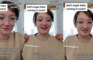 woman on tiktok chiva dad's sugar baby
