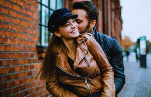 couple hugging