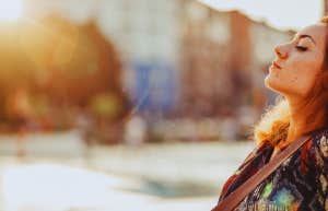 You Can Be Happy And Sad At The Same Time, And That’s Okay woman in sunlight