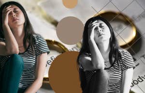 Upset woman