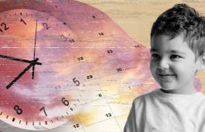 Fleeting time and curious five year old 