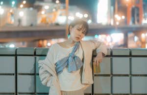 cute Japanese woman