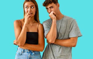 new couple with relationship anxiety