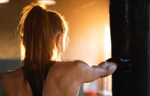 boxing woman