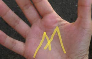 What It Means If You Have An M On Your Palms m on palm meaning