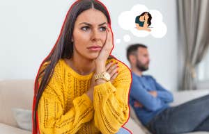unhappy wife