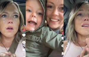 mom, toddler, daycare, drop off 