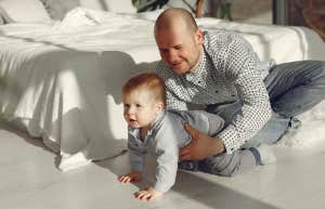 dad with toddler 