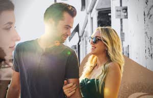 Woman attracted to man