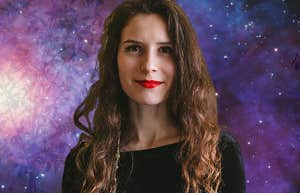 The Most Important Questions To Ask A Professional Psychic, According To One woman with space background