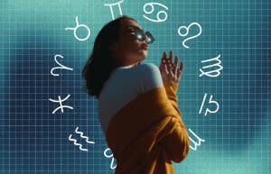 woman and zodiac signs