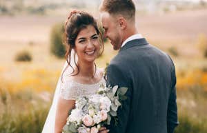 happy married couple