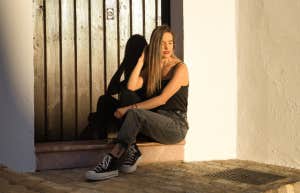 sad woman