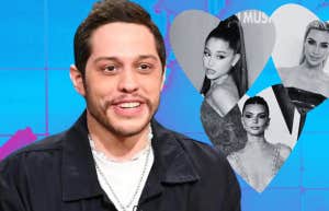 Pete Davidson, Ariana Grande, Kim Kardashian, Emily Ratajkowski