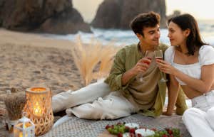 couple at the beach