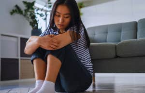 sad woman