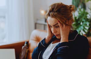 stressed woman