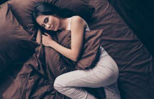 woman sleeping