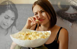 Woman crying
