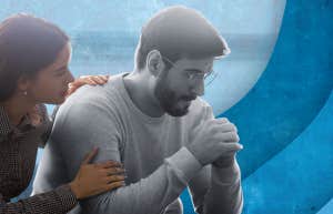 Men With Specifically Sweet Trait Make Better Partners, According To Research Woman comforting sad man
