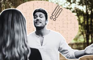 Man explaining why he cheated 