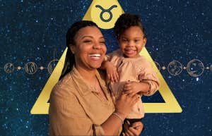 woman holding baby, taurus zodiac symbol