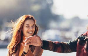 Trash Or Treasure Parties Are The Horrifying New Dating Trend — And You May Have Attended One woman holding man's hand