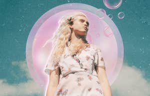 Cure For Your Fear Of Being Alone Woman embracing the feeling of being alone by enjoying solitude