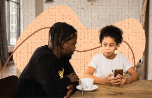 3 Powerful Ways Kids With ADHD Can Stand Up To Bullies father talking to daughter about bullies, online bullies