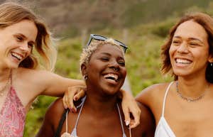 women laughing