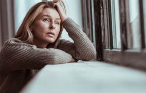 There's One Easy To Know If Your Partner Is Micro-Cheating  Sad woman