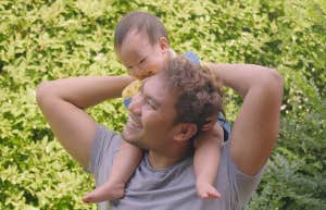 father and baby