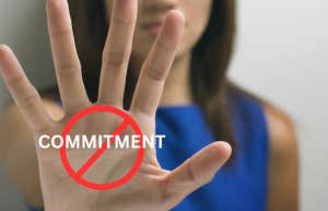 woman can't commit