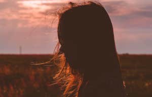 woman alone