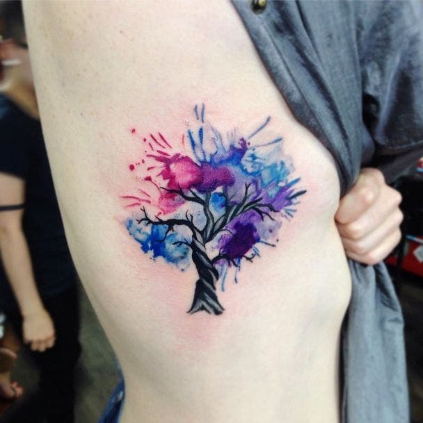 watercolor tattoos