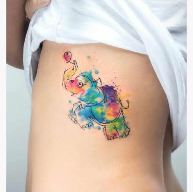 watercolor tattoos