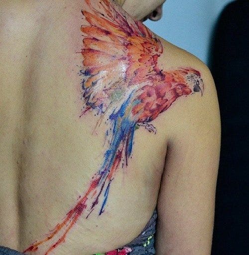 watercolor tattoos