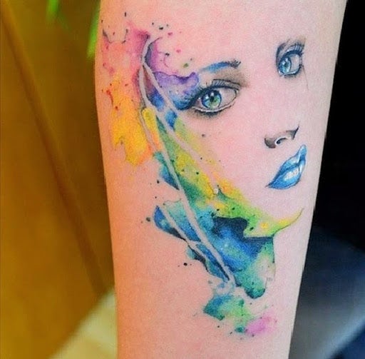 watercolor tattoos